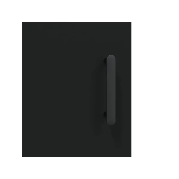 Lot de 2 Tables de Chevet Noir Tables de Nuit 1 Porte