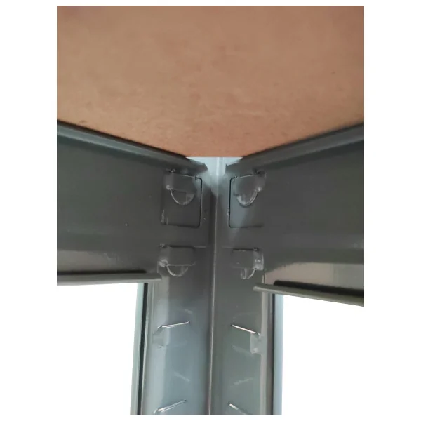 Lot de 2 étagères professionnel Grise 80x40x160 cm Etagère métallique industrielle Charge lourde 700 kg