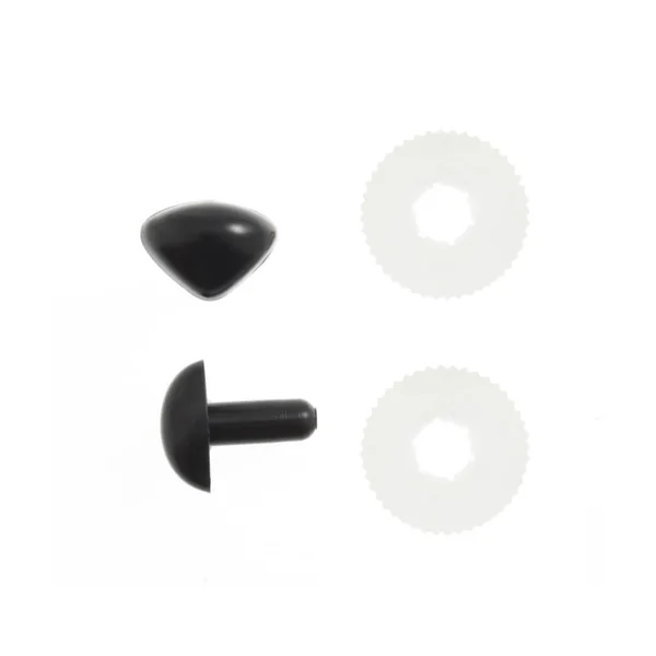 Lot de Nez en Plastique 12 mm pour Chats - Ajoutez une Touche Amusante à Vos Créations Artisanales - Lot de 10 pièces - Trimits