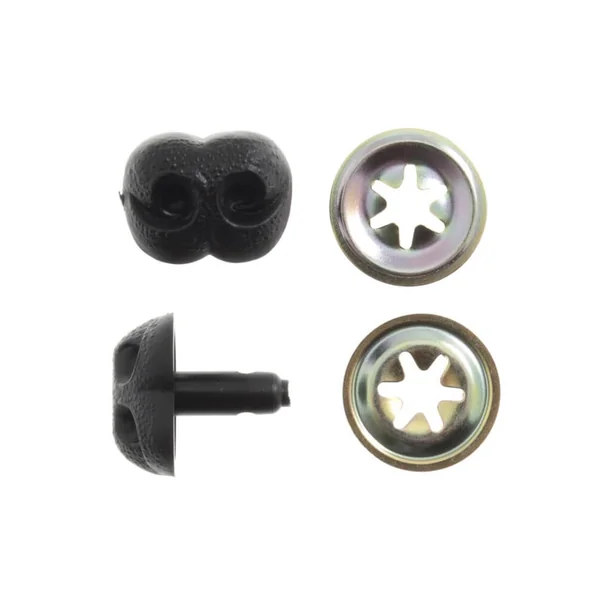 Lot de Nez en Plastique 12 mm pour jouets - Ajoutez une Touche Amusante à Vos Créations Artisanales - Lot de 4 pièces - Trimits