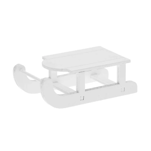 Luge miniature - 7,5 x 4 x 2,5 cm pour le monde des Lutins - Rico Design