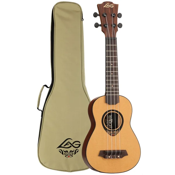 Lâg TKU10S Tiki ukulele soprano + housse