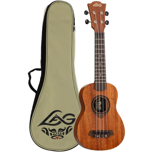 Lâg TKU8S Tiki ukulele soprano + housse