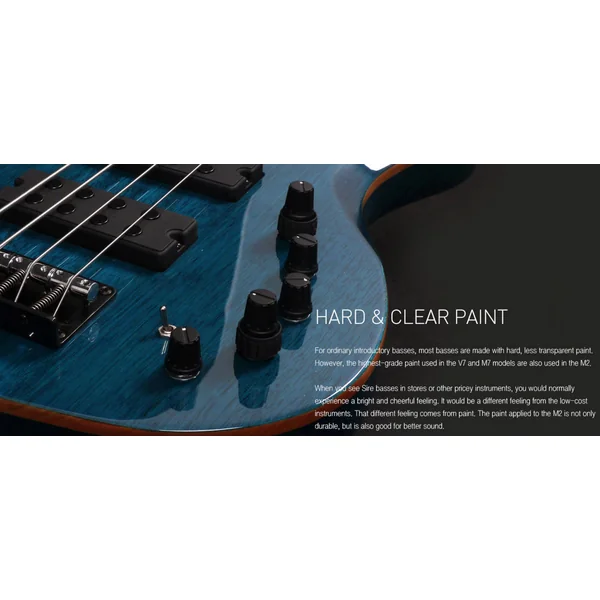 M2 5ST 5-String - trans blue