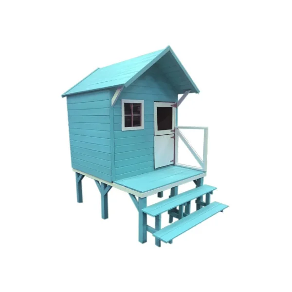 Maison de jeux pour enfants sur pilotis pin massif Autoclave FSC Maison enfant extérieur Cabane de jardin