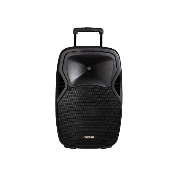 Malibu 215P Fonestar - Enceinte autonome batterie lithium USB SD bluetooth 15 pouce avec 1 micro sans fil + un serre tête