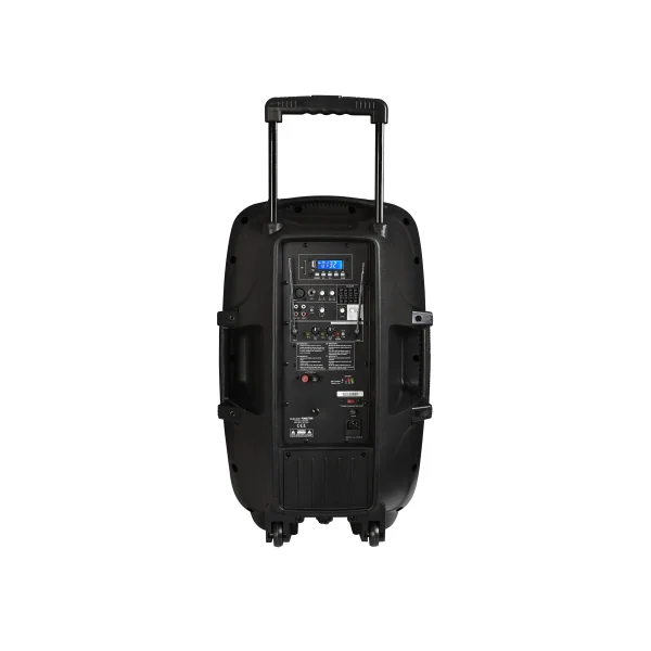 Malibu 215P Fonestar - Enceinte autonome batterie lithium USB SD bluetooth 15 pouce avec 1 micro sans fil + un serre tête