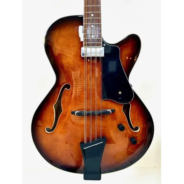 MANDOCELLO GOLD TONE MANDOCELLO d'Occasion - avec pickup et étui