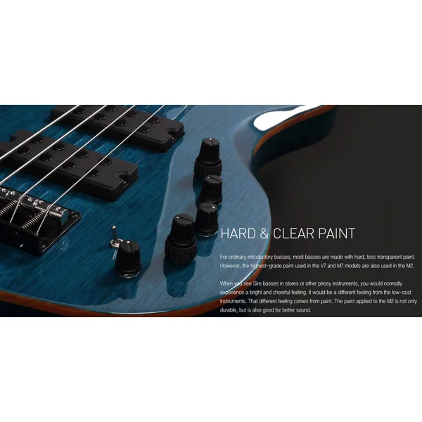 Marcus Miller M2 4ST LH - trans blue
