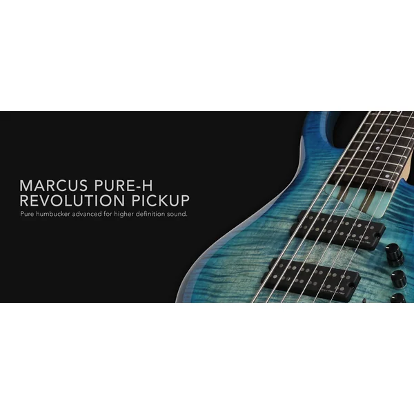 Marcus Miller M7 Alder 6ST 6-String (2nd Gen) - transparent blue