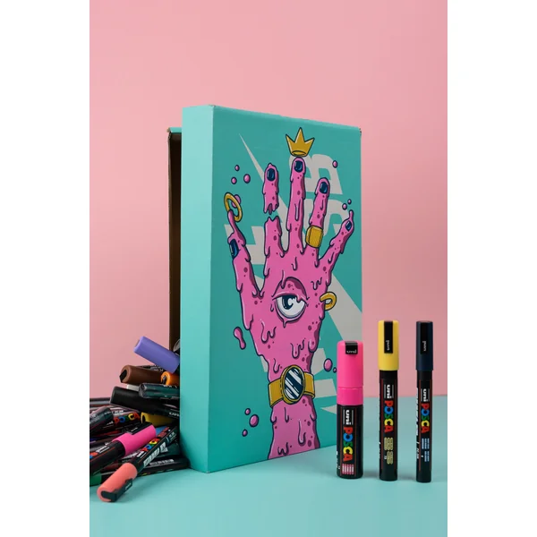 Marqueur POSCA pointe large et conique PC7M à l'unité
