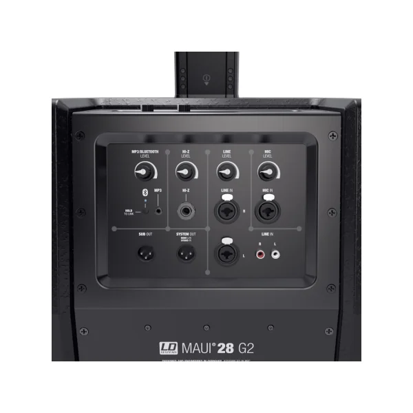 MAUI28 G2 LD Systems Enceinte colonne amplifiée avec Mixage et bluetooth