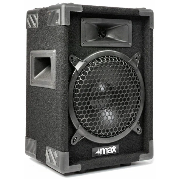 MAX8 Kit Sono DJ Ensemble Complet de Haut-Parleurs avec Amplificateur 400W