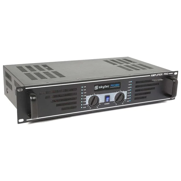 MAX Dark Night28 - 2 Enceintes Disco 2x8 Pouces, Amplificateur et Câble, Puissance de 1600W