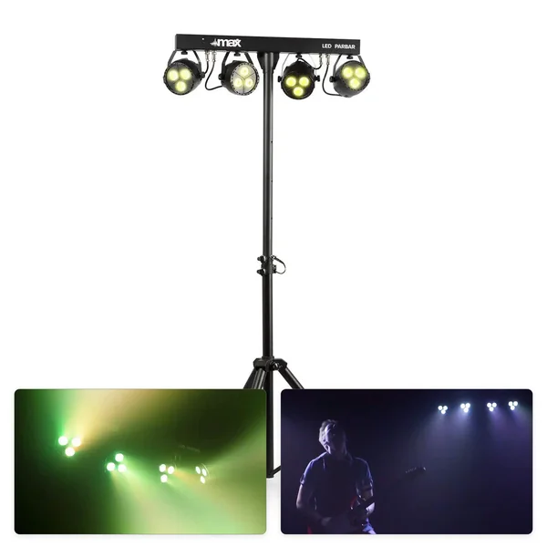Max LED Partybar4 - 4x 3 LEDs RGBW