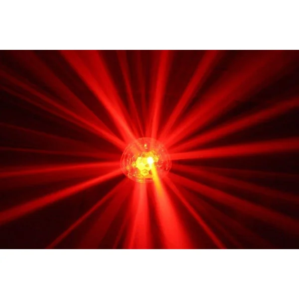 Max Magic Jelly DJ Ball - 6 x 1W LEDS, 82 Faisceaux, Stroboscope