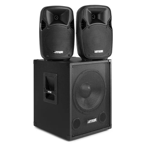 MAX MX700 Système Triphonique Actif 2.1, Subwoofer et Enceintes