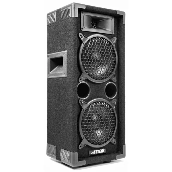 MAX Pack Complet - 2 Enceintes Disco 2x6 Pouces, Amplificateur et Câble Inclus, Puissance de 700W