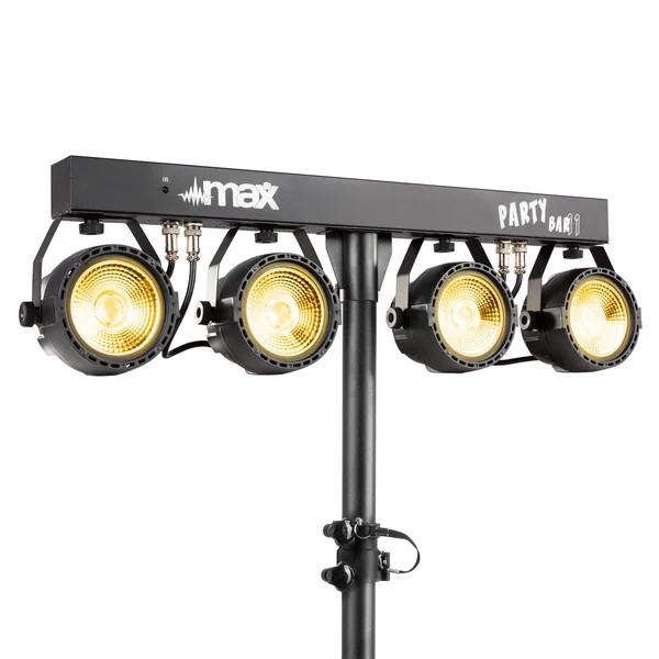 Max PARTYBAR11 - 4x PAR COB 20W, Mode DMX avec Télécommande