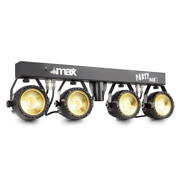 Max PARTYBAR11 - 4x PAR COB 20W, Mode DMX avec Télécommande