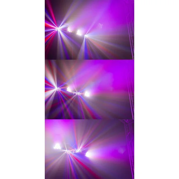 Max PARTYBAR12 - 2x PAR, 2x Derby, Mode DMX avec Télécommande