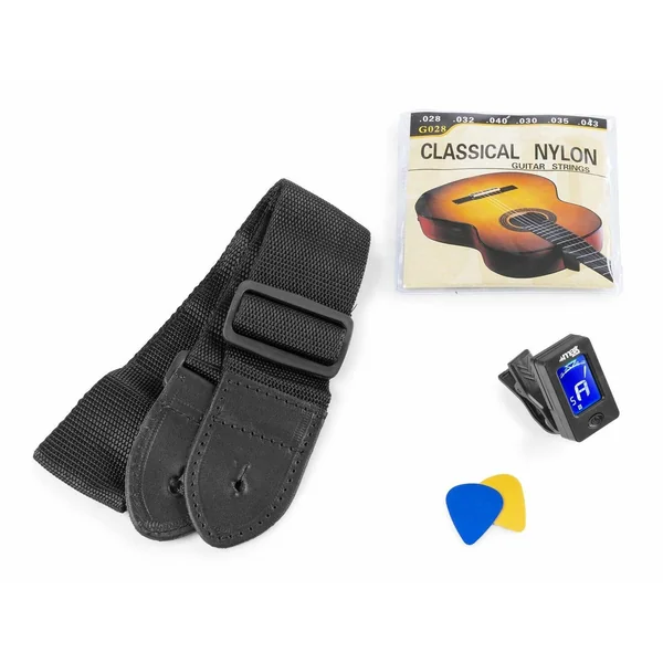 Max SoloArt - Guitare Acoustique Classique Pack Débutant - Couleur Érable