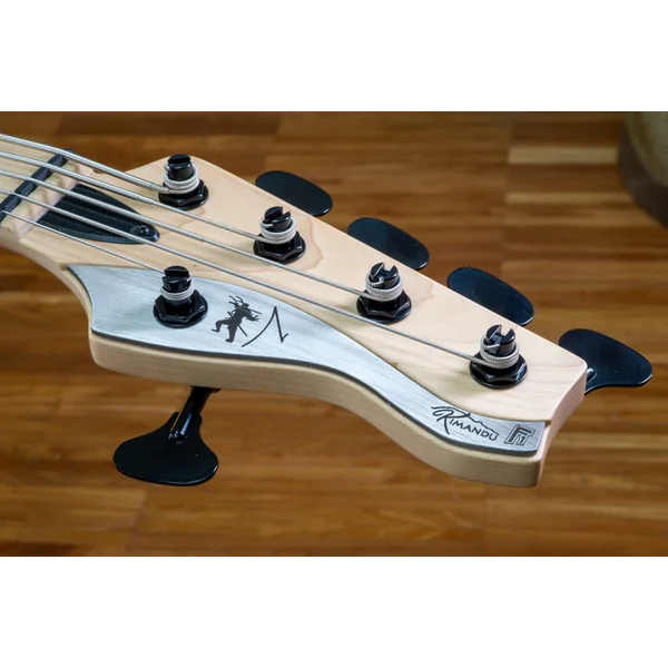 MB Kimandu F1 BK MP 5-String - old white