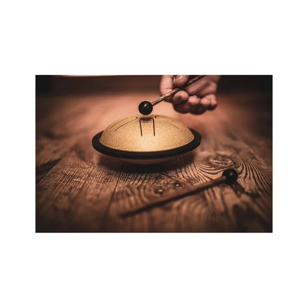 Meinl Sonic Energy mini steel tongue drum SI majeur doré