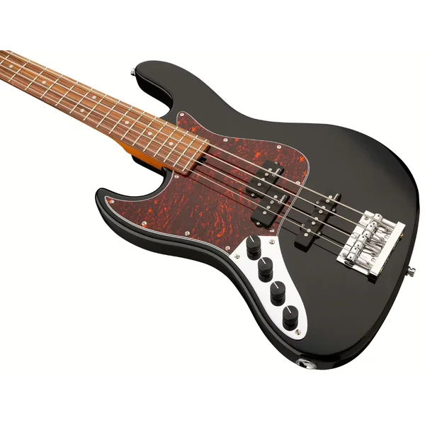MetroExpress 21-Fret Hybrid P/J Bass 4-String LH (MOR) - solid black