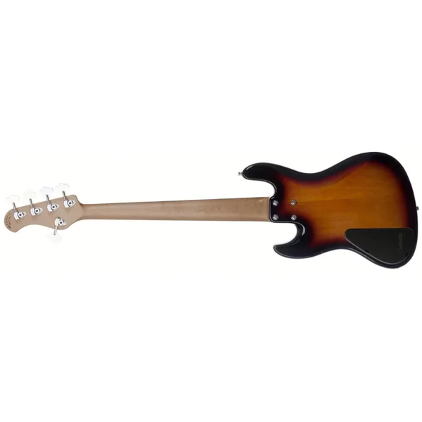 MetroExpress 21-Fret Hybrid P/J Bass V2 5-String (MN) - tobacco sunburst transparent