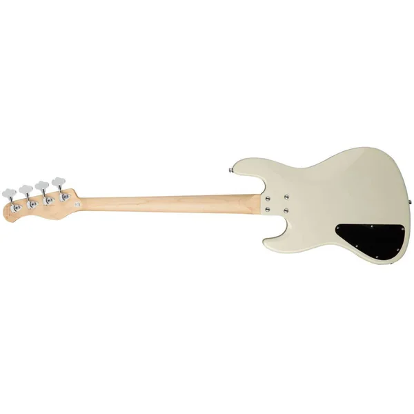 MetroExpress 21-Fret Vintage J/J Bass 4 (MOR) - olympic white