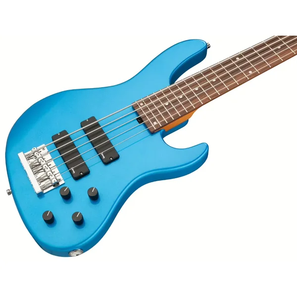Metroexpress 24-Fret Modern Bass 5-String (MOR) - solid ocean blue metallic