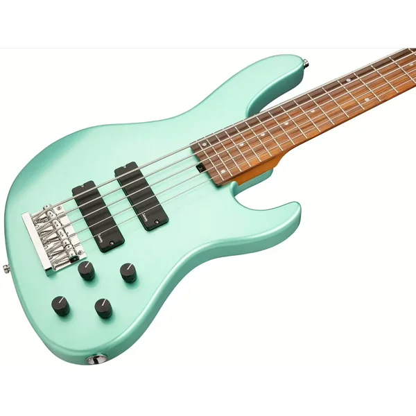 Metroexpress 24-Fret Modern Bass 5-String (MOR) - solid sage green metallic
