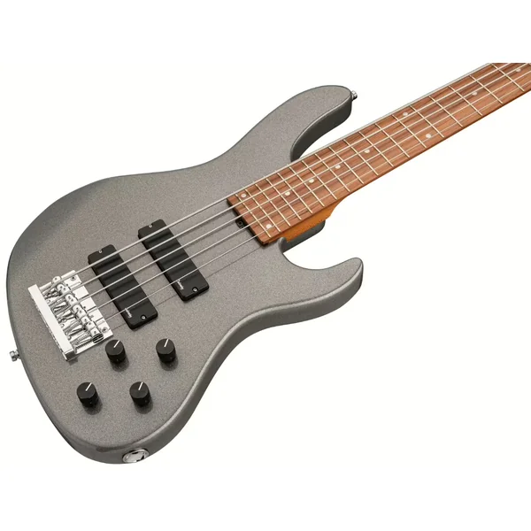 Metroexpress 24-Fret Modern Bass 5-String (MOR) - solid silver metallic