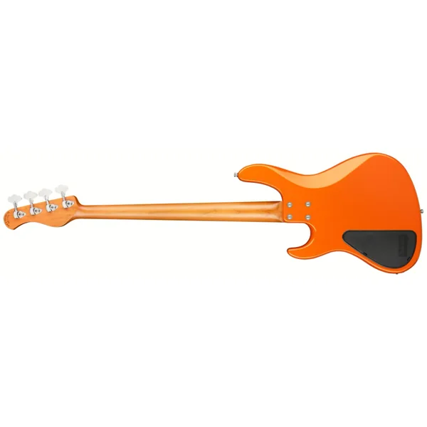 Metroexpress 24-Fret Modern Bass (MN) - solid candy apple orange metallic