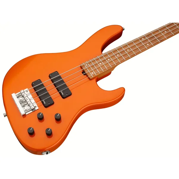 Metroexpress 24-Fret Modern Bass (MN) - solid candy apple orange metallic
