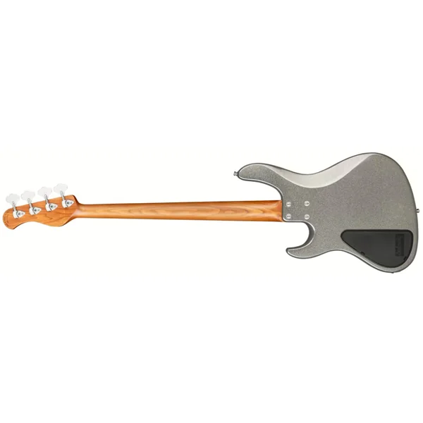 Metroexpress 24-Fret Modern Bass (MN) - solid silver metallic