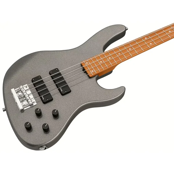 Metroexpress 24-Fret Modern Bass (MN) - solid silver metallic
