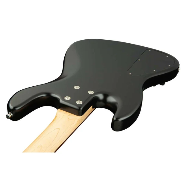 MetroLine 21-Fret Vintage J/J Bass Alder 4-String (Germany, MOR) - solid black satin