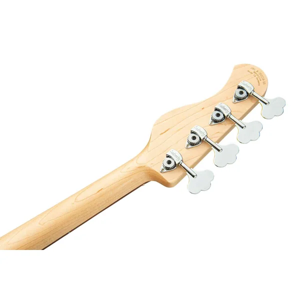 MetroLine 21-Fret Vintage J/J Bass Alder 4-String (Germany, MOR) - solid black satin