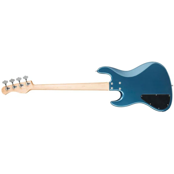 MetroLine 21-Fret Vintage J/J Bass Ash 4 (Germany, MN) - dark lake placid blue metallic