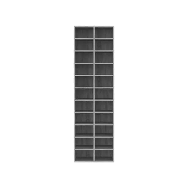 Meuble chaussure gris rangement vêtement armoire chaussures