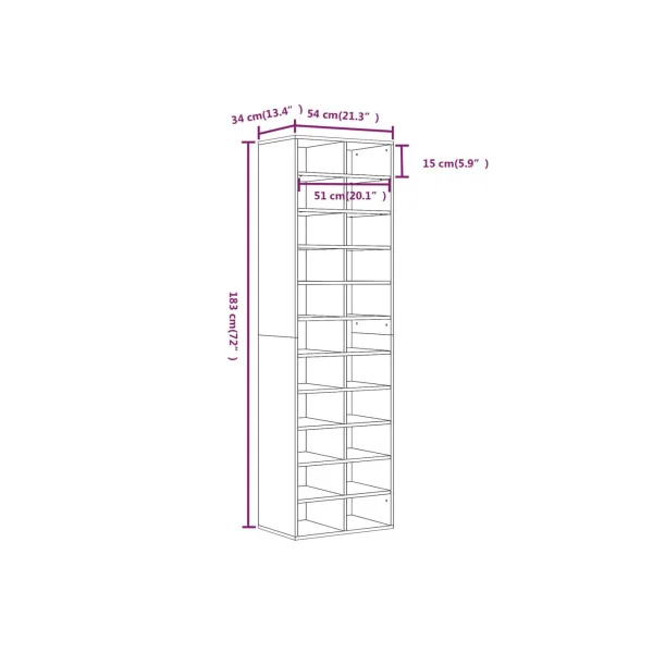 Meuble chaussure gris rangement vêtement armoire chaussures