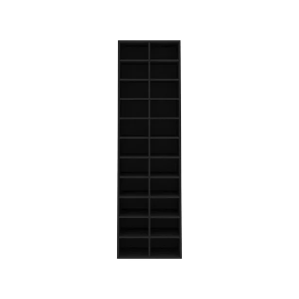 Meuble chaussure noir rangement vêtement armoire chaussures