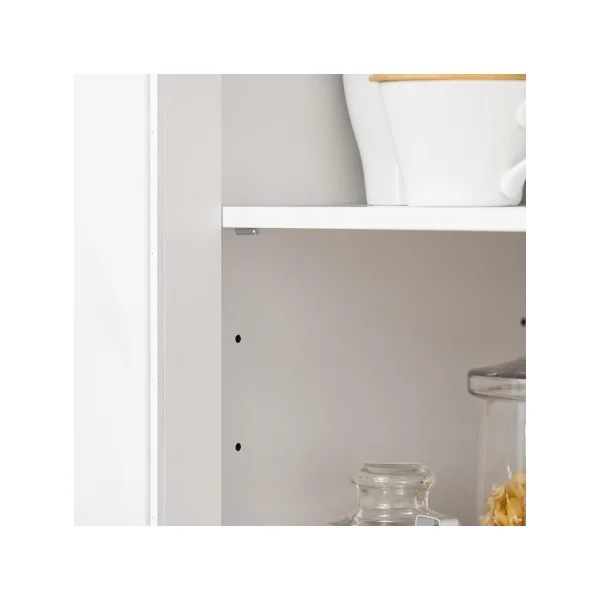 Meuble de cuisine blanche Commode cuisine mobile Armoire de cuisine