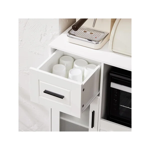 Meuble de cuisine blanche Commode cuisine mobile Armoire de cuisine