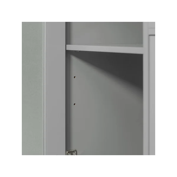 Meuble de cuisine gris Commode cuisine mobile Armoire de cuisine