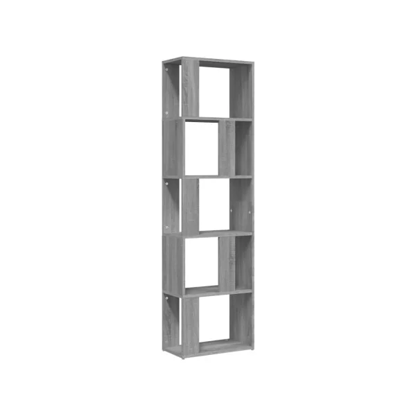 Meuble Etagères Chêne gris Séparateur de pièce Bibliothèque moderne