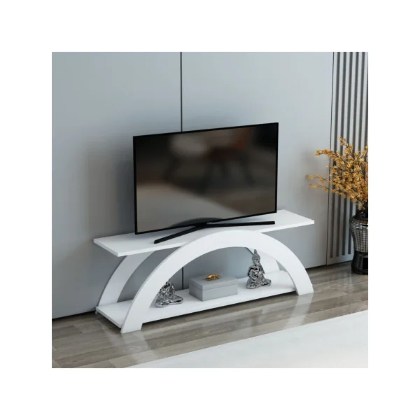 Meuble TV blanc design Meuble télévision moderne Meuble télé tendance
