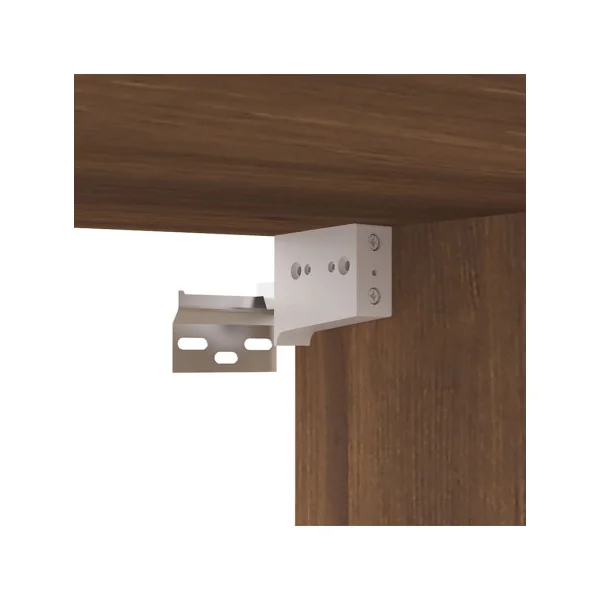 Meuble TV design 180 cm Banc TV Marron Suspendu Meuble Téléviseur avec rangement
